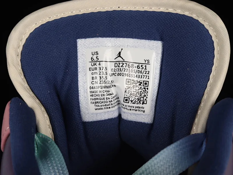 All categories Air Jordan Jordan series basketball shoes Air Jordan 1 Low Air Jordan 1 Low AJ1 Joe 1 pink and purple egg DZ2768-651